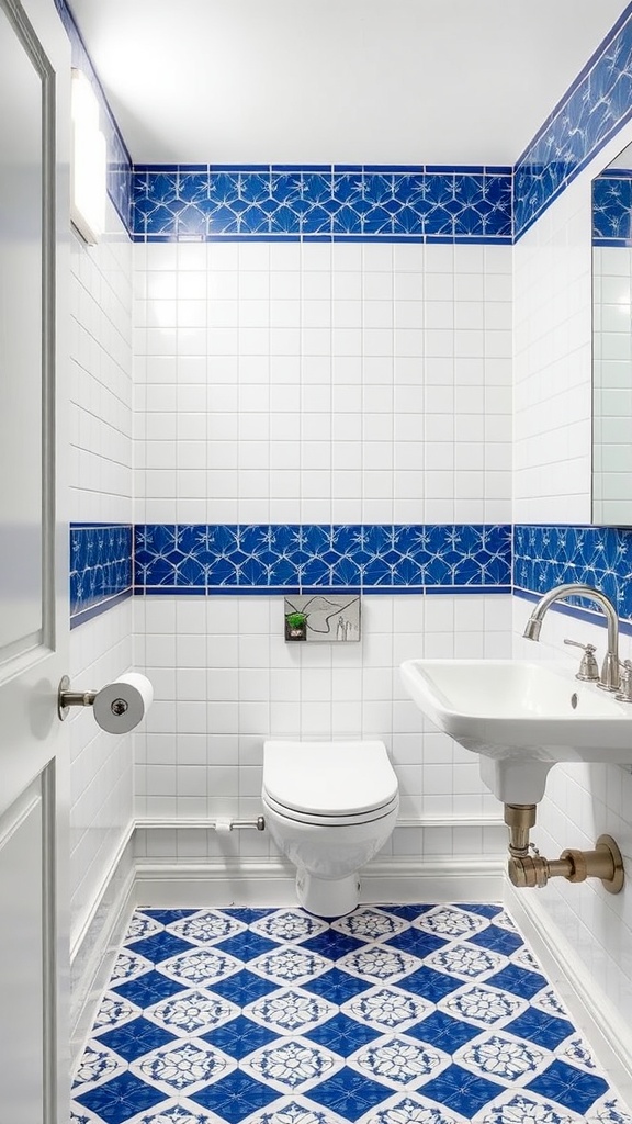 12+ Blue And White Bathroom Combinations