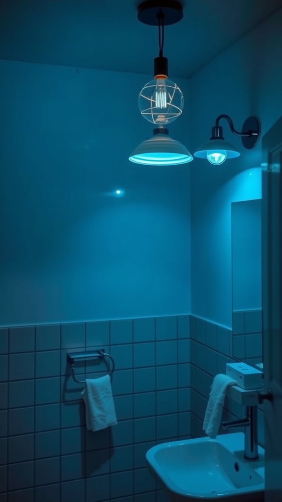 11+ Moody Blue Bathroom Ideas