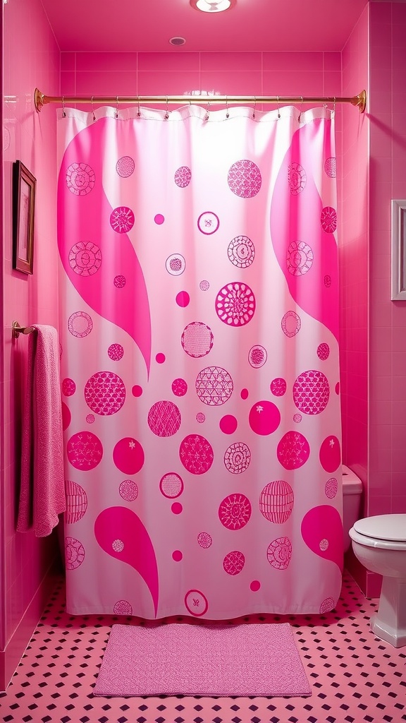 15+ Pink Retro Bathroom