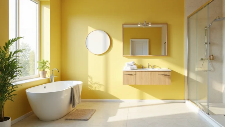 16 Modern Yellow Bathroom Ideas That Redefine Sleek Style (You’ll Love #8!)