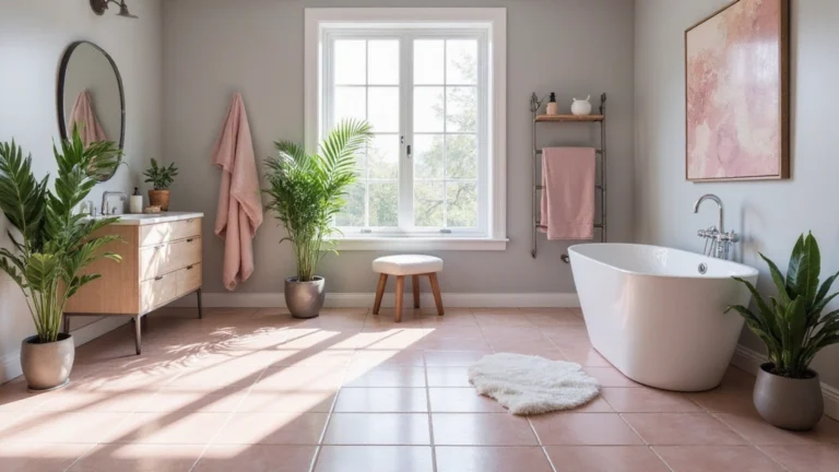 20 Modern Bathroom Trends Featuring Pink Accents That You’ll Love!