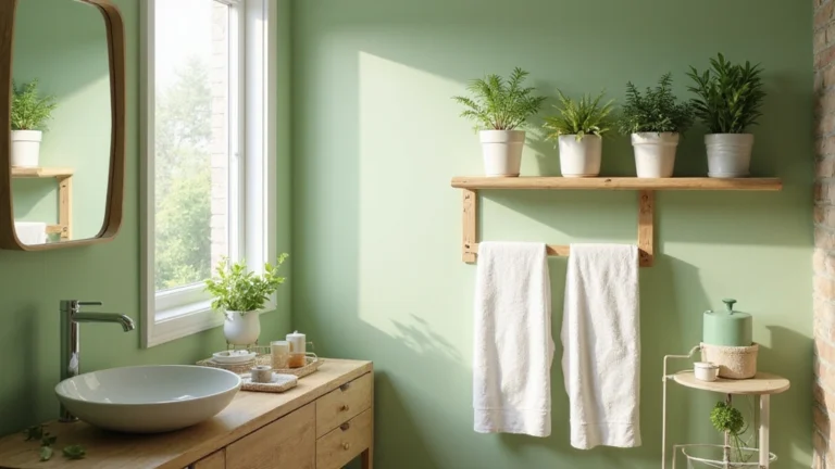 30 Eco-Friendly Light Green Bathroom Decor Ideas for a Greener Home!