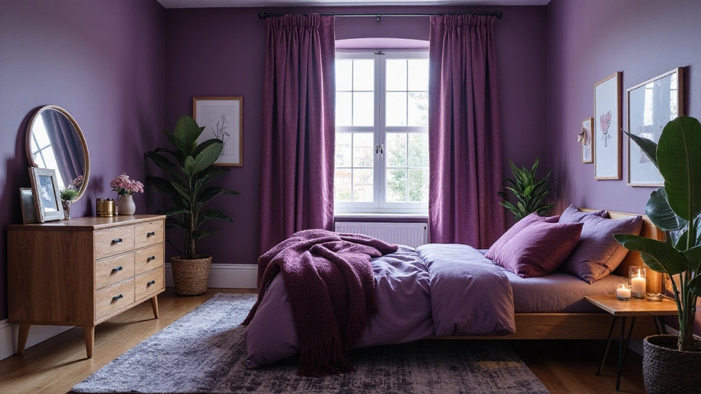 Moody Purple Bedroom Ideas