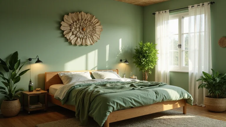 Lighting Ideas for Your Green Bedroom