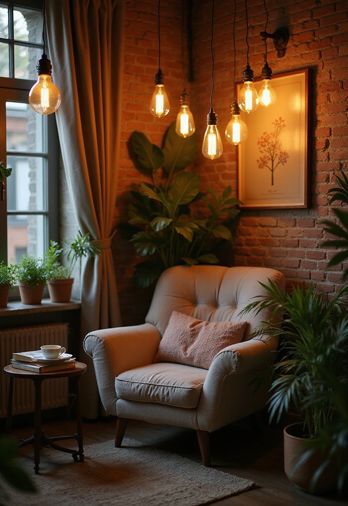 11 Eco-Friendly Lighting Ideas for Your Green Bedroom That'll Set the Perfect Mood! - 8. Vintage Edison Bulbs