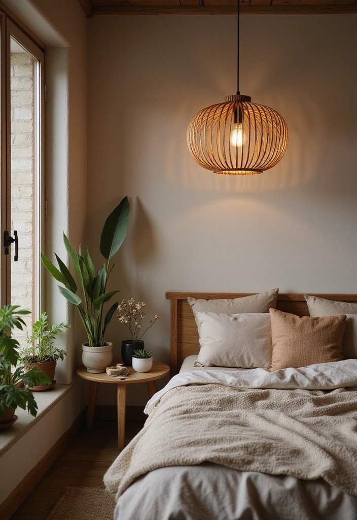 11 Eco-Friendly Lighting Ideas for Your Green Bedroom That'll Set the Perfect Mood! - 1. Biodegradable Pendant Lights