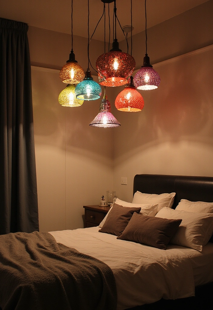 20 Epic 80s Themed Bedroom Ideas That Will Take You Back in Time! - 15. Statement Lighting