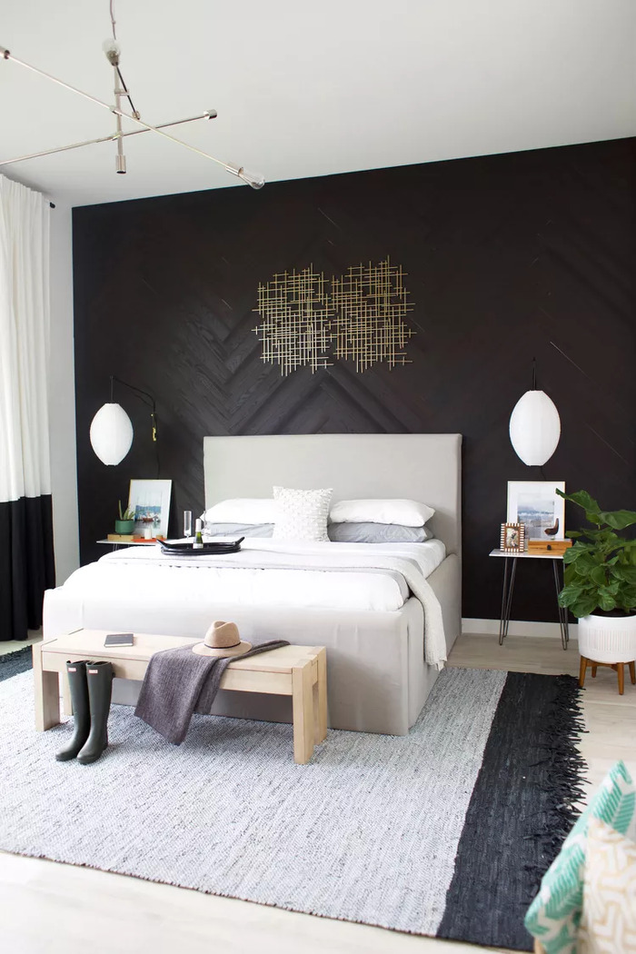 Black and Beige Bedroom Ideas