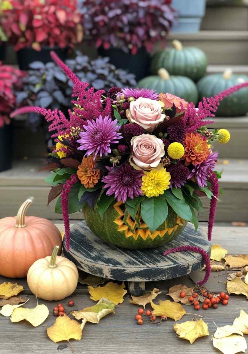 fall flower arrangements for home autumn