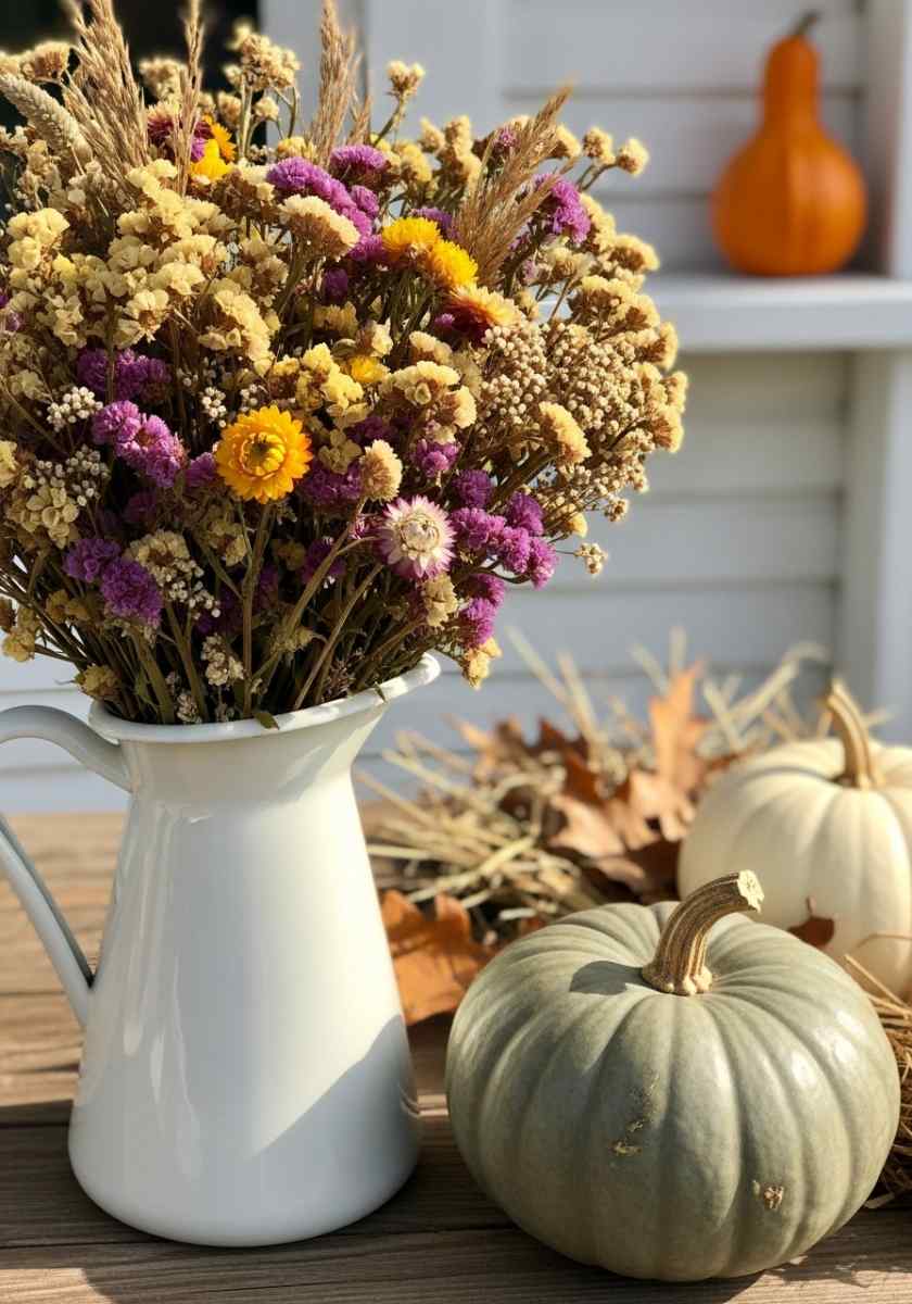 fall flower arrangements simple