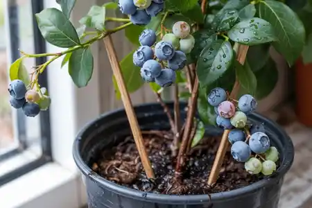 Planting Blueberry Bush in a Pot