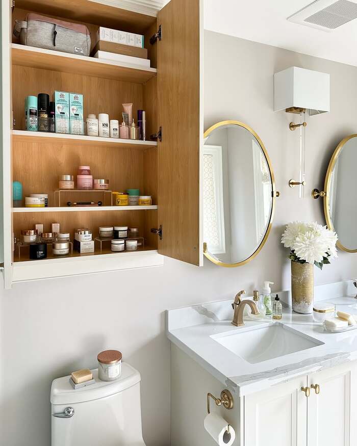 bathroom organization ideas
