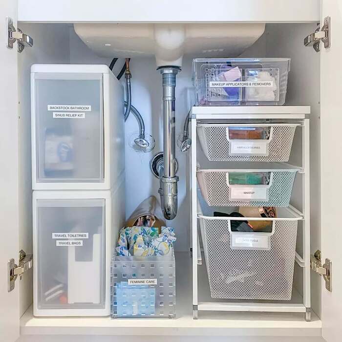 bathroom organization ideas