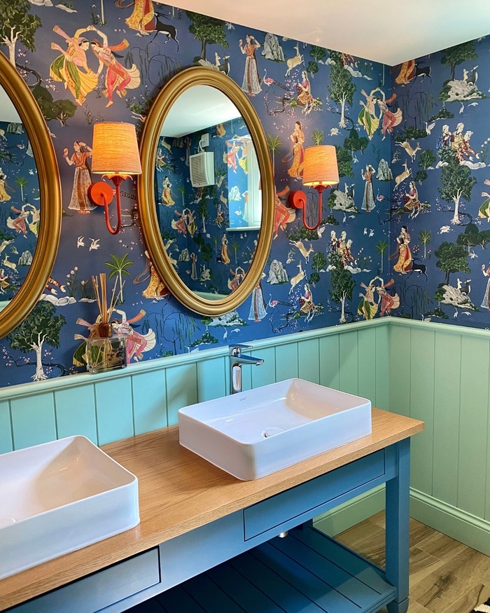 bathroom wallpaper ideas
