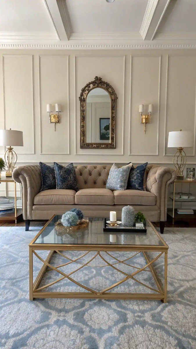 dark beige sofa living room ideas decor 3