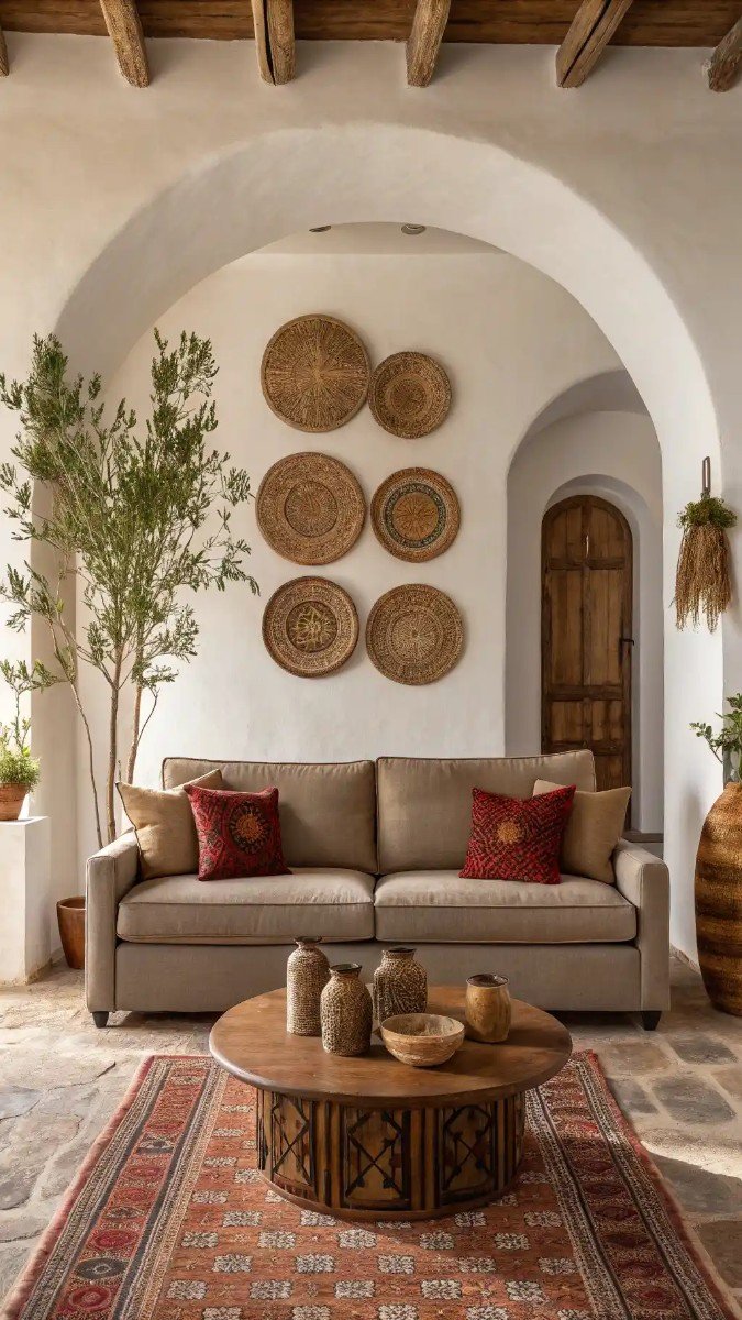 dark beige sofa living room ideas decor 15