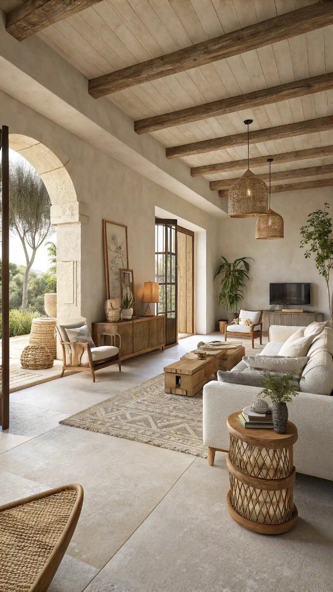 living room concrete floor ideas 7