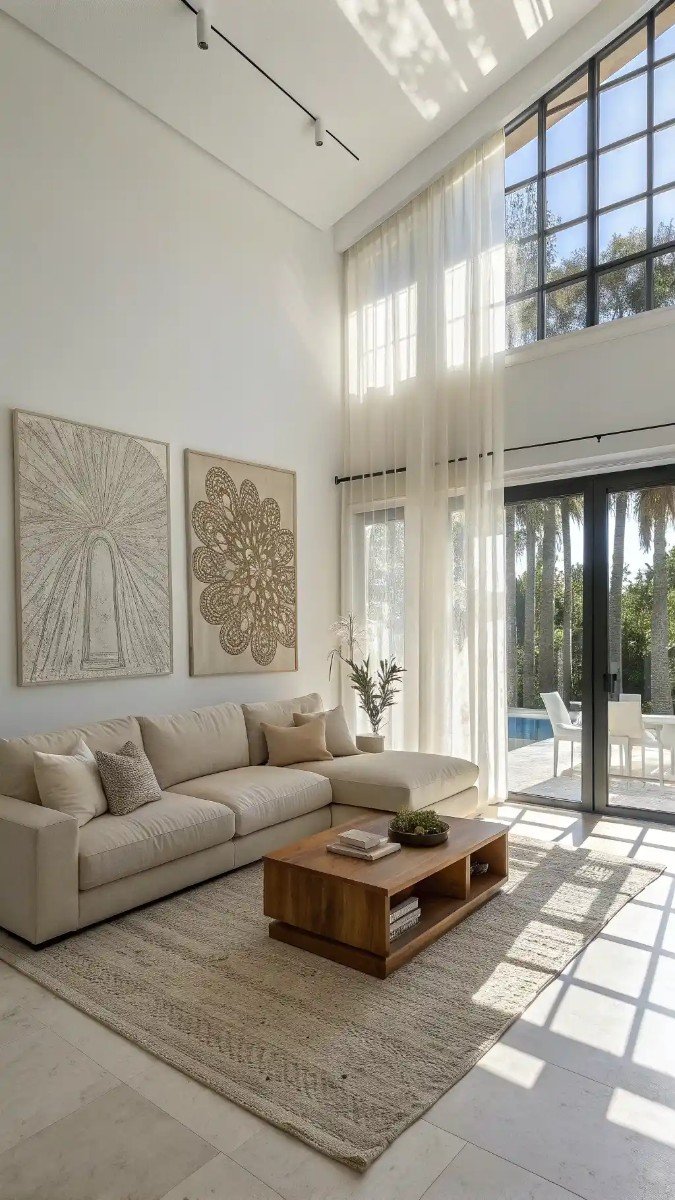 living room with beige sofa ideas 5