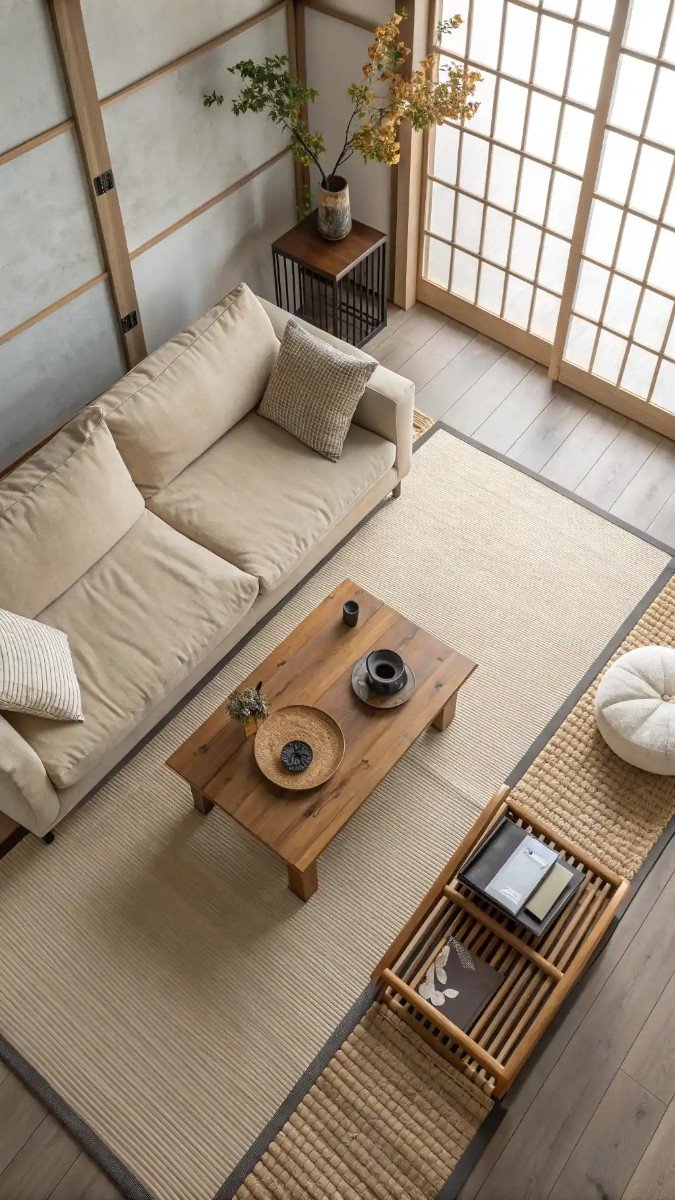 living room with beige sofa ideas 8