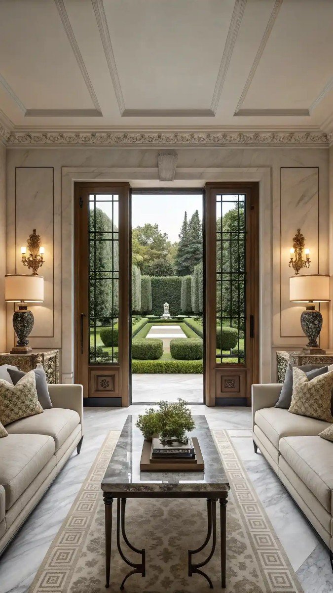 living room double doors to garden 3