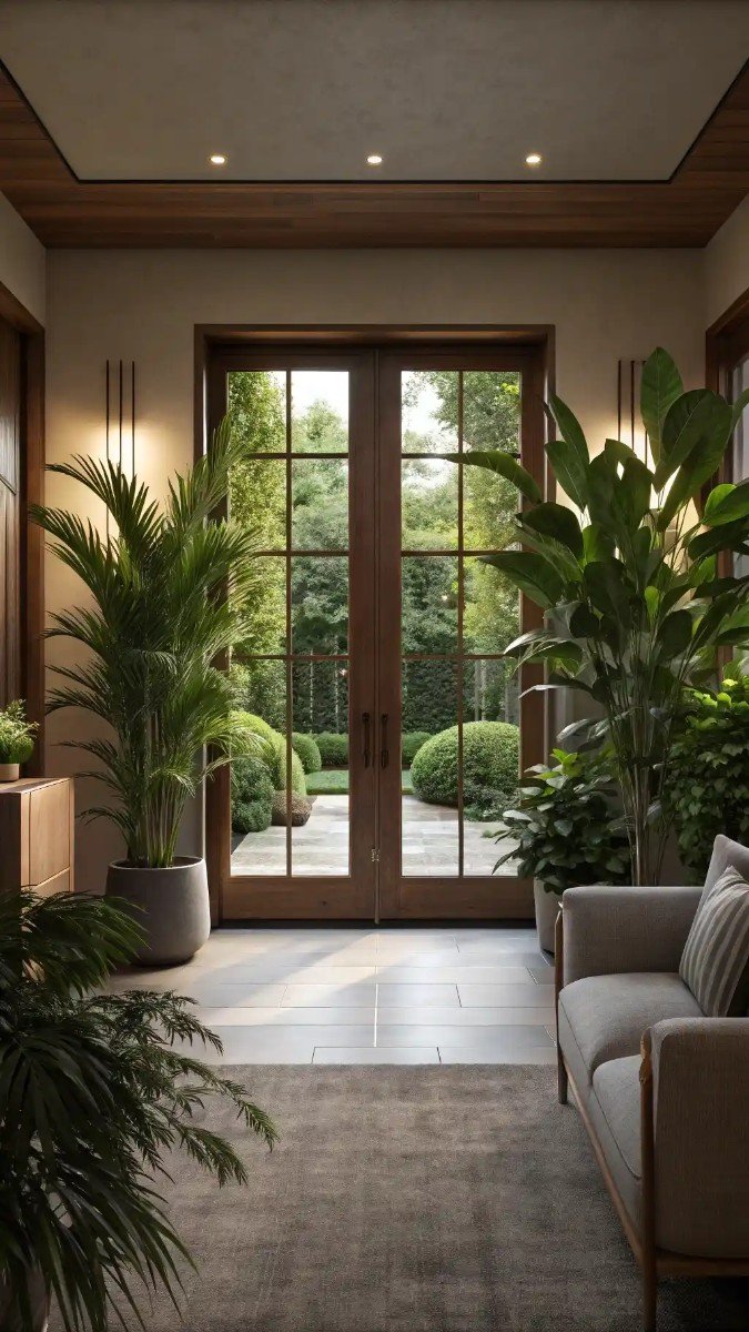 living room double doors to garden 4