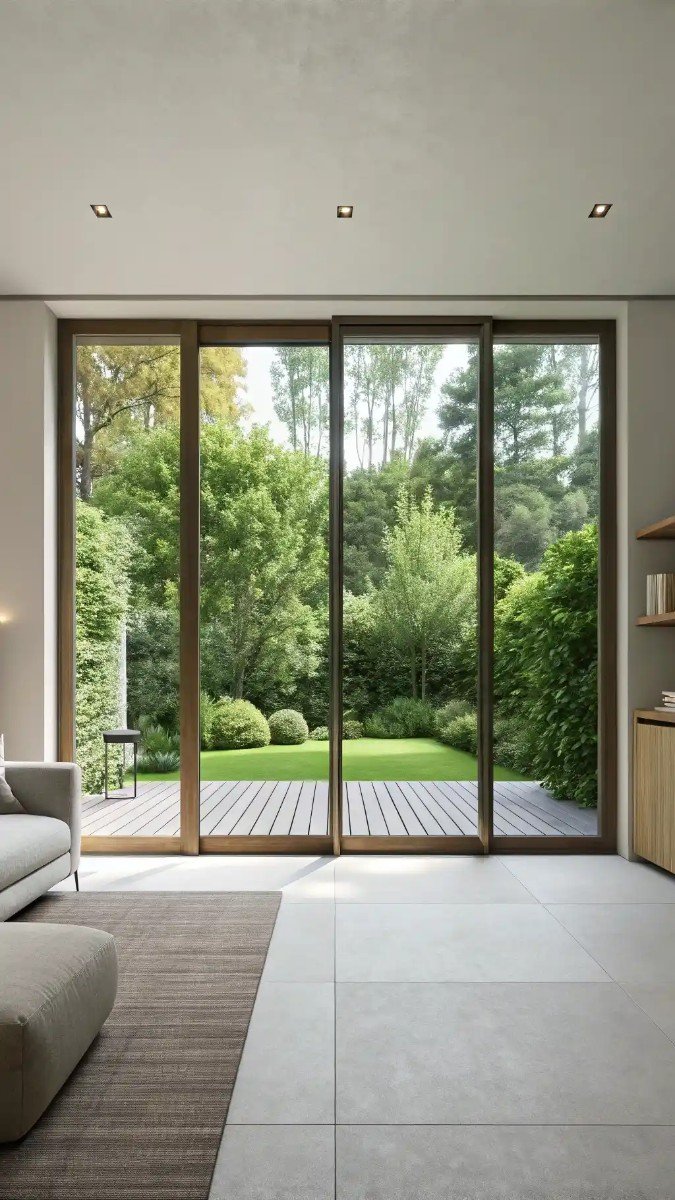 living room double doors to garden 10