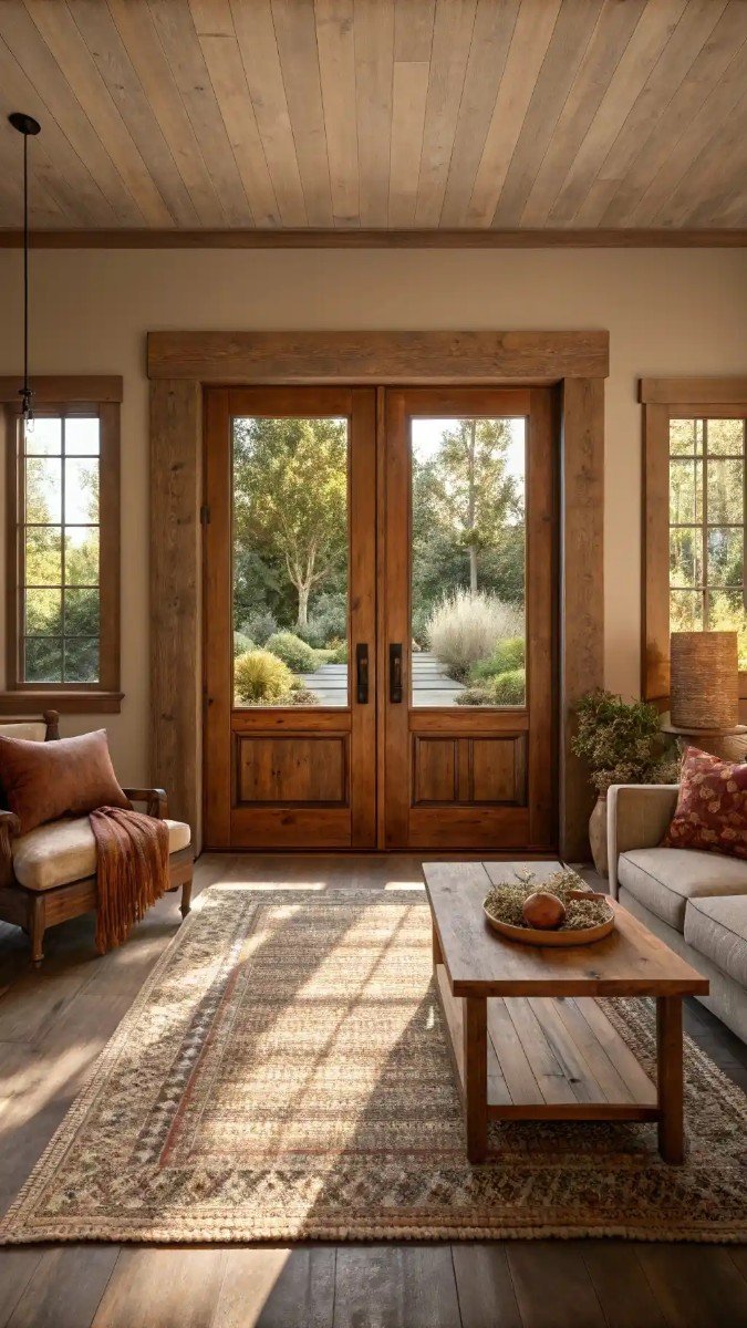 living room double doors to garden 11
