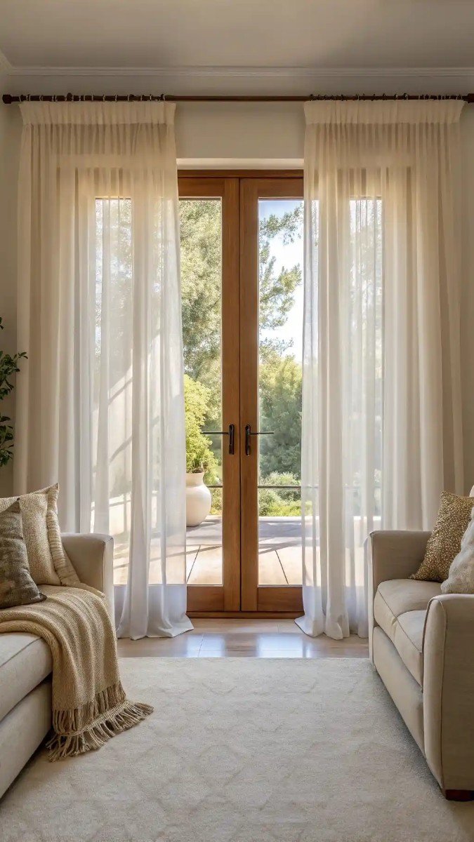 living room double doors to garden 13