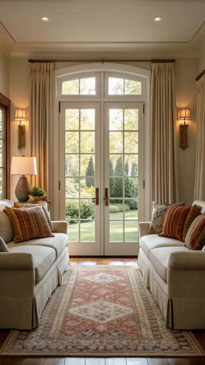 living room double doors to garden 16