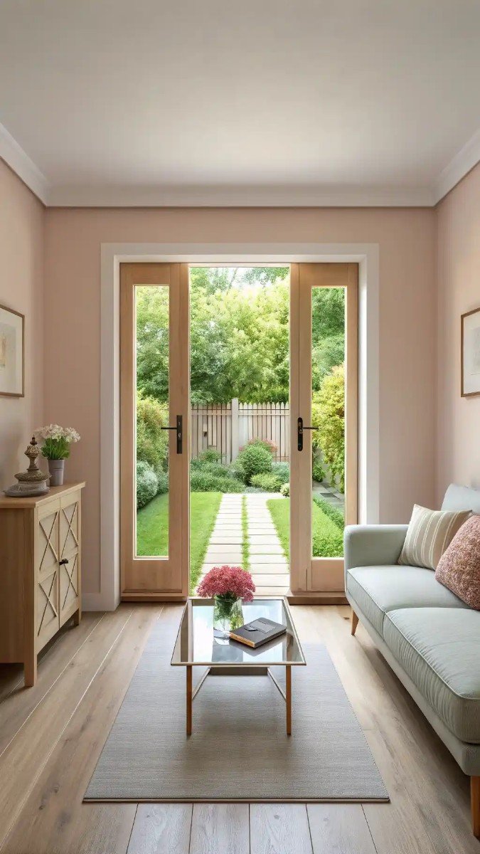 living room double doors to garden 18