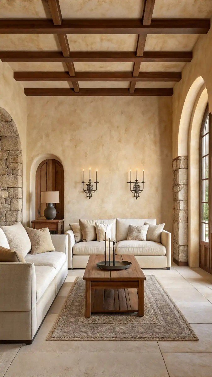 tuscan decorating living room 3