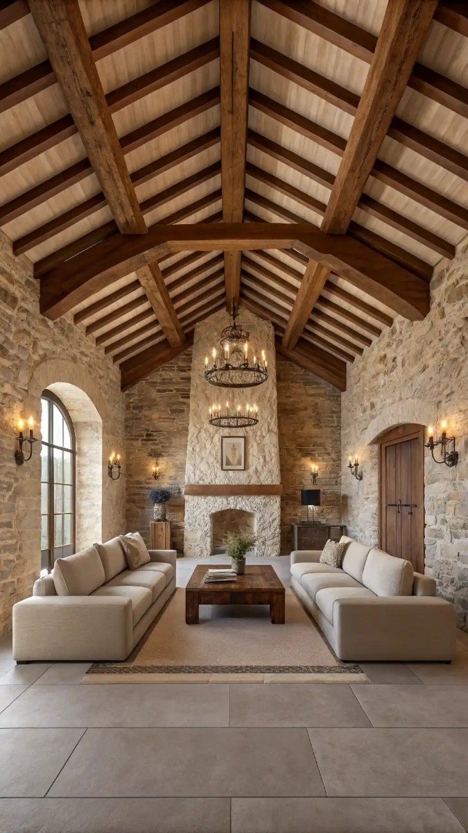 tuscan decorating living room 6