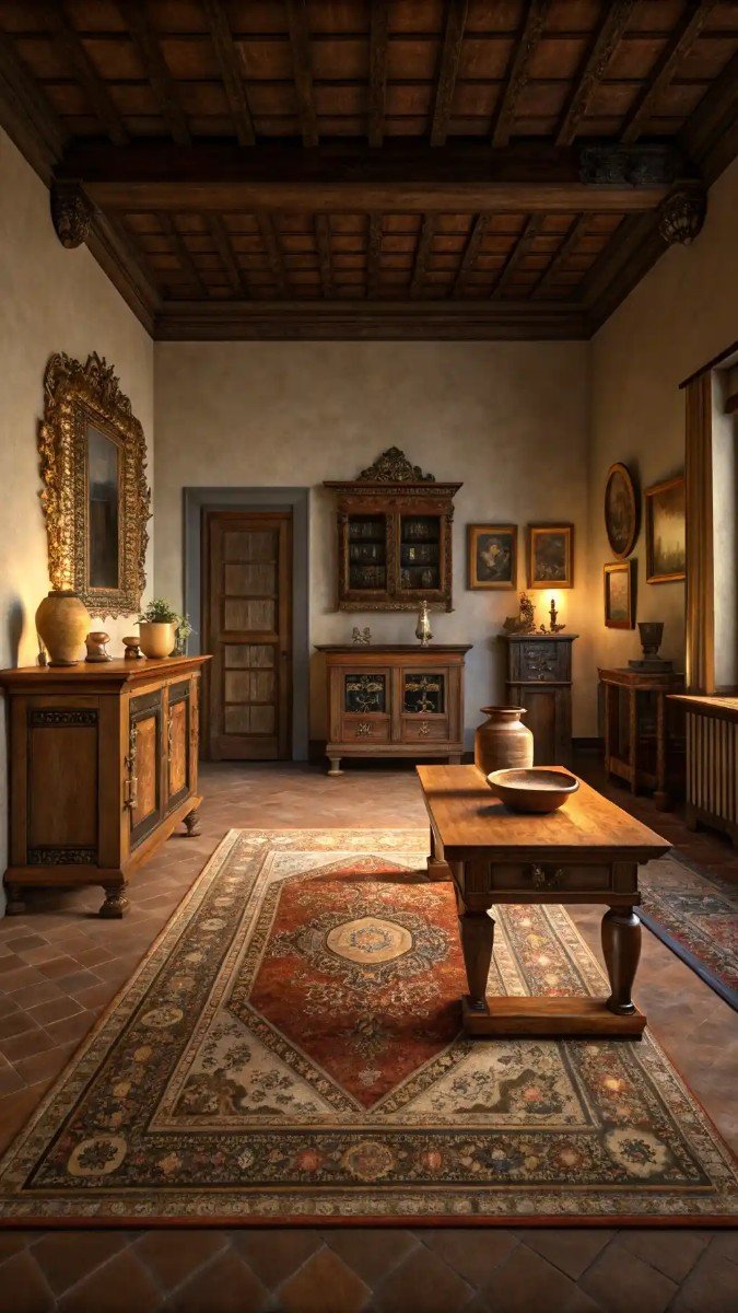 tuscan decorating living room 9