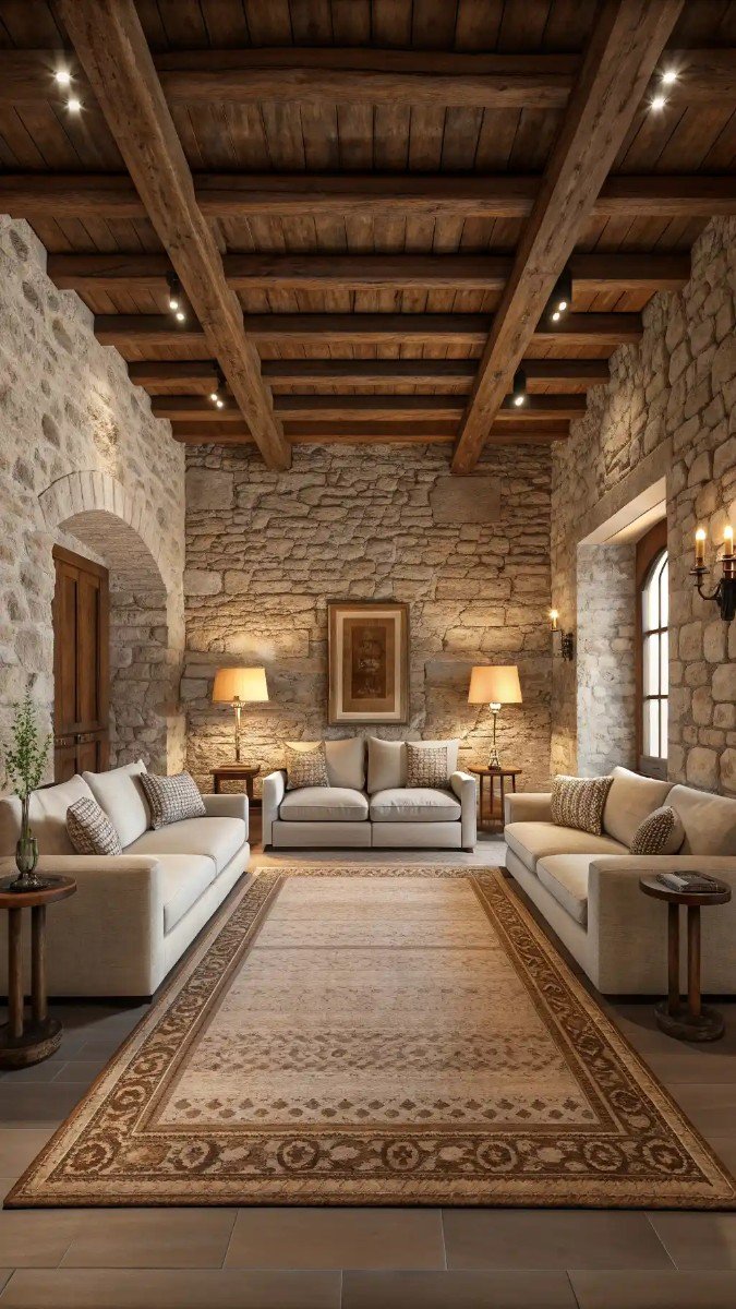 tuscan decorating living room 13