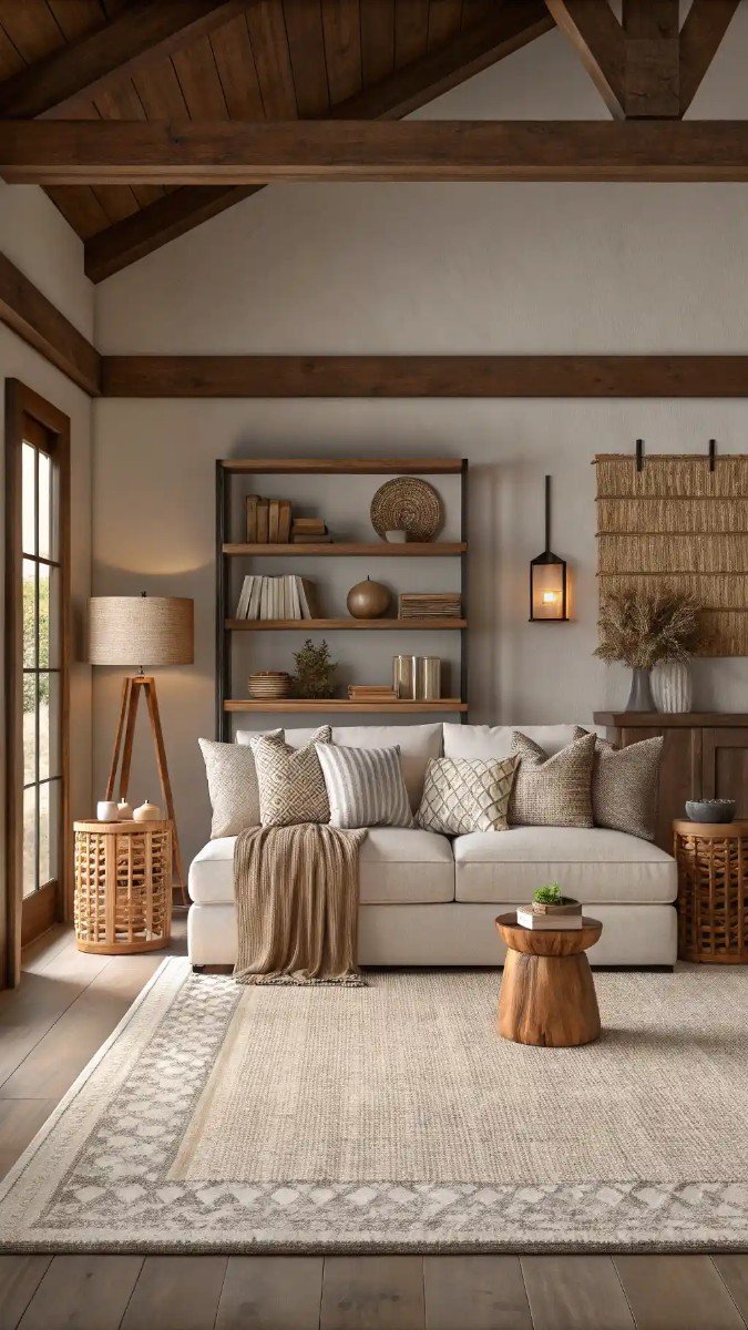 corner decorating ideas living room farmhouse 16