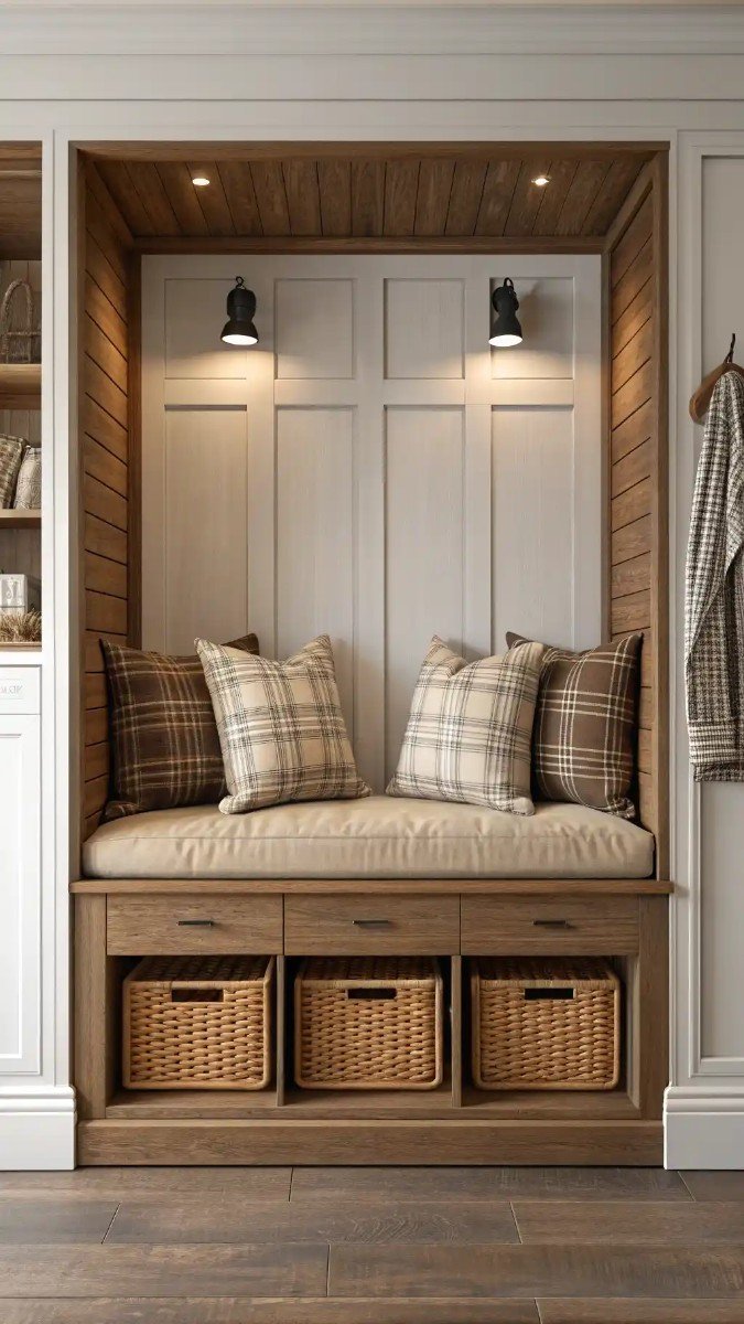 corner decorating ideas living room farmhouse 19