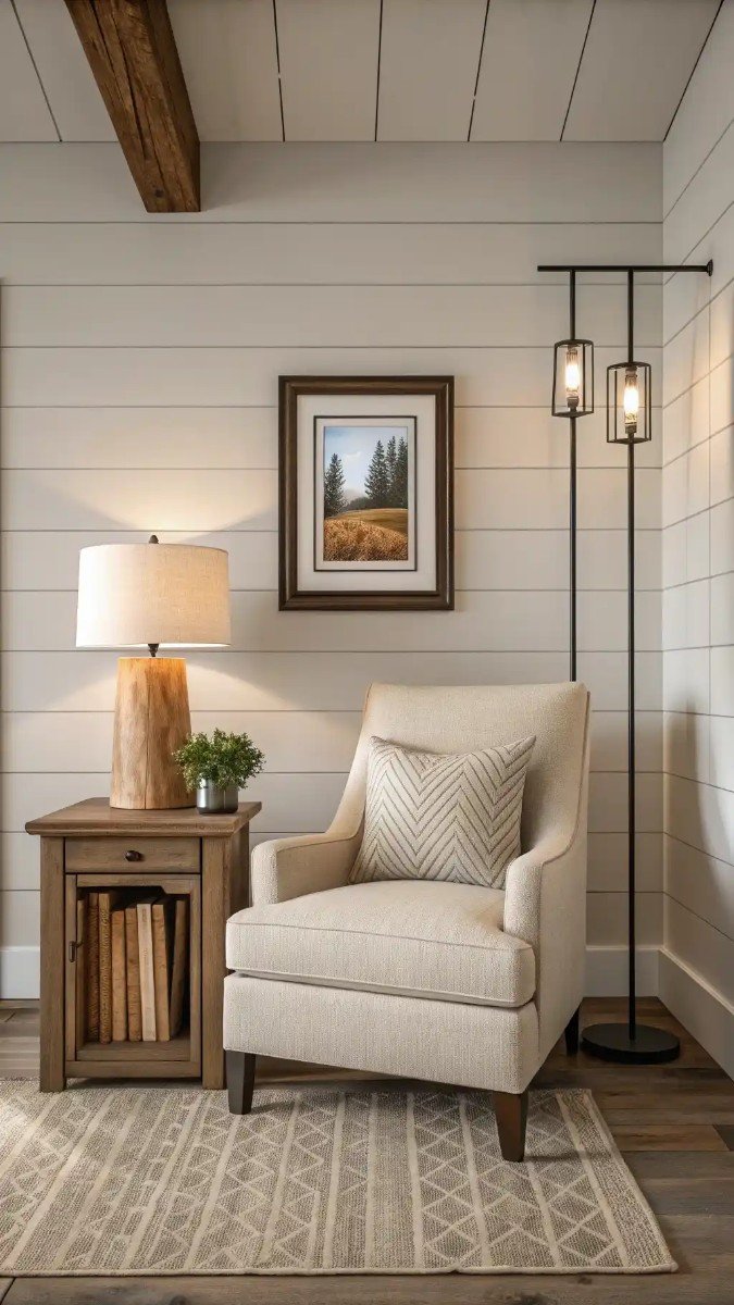 corner decorating ideas living room farmhouse 20