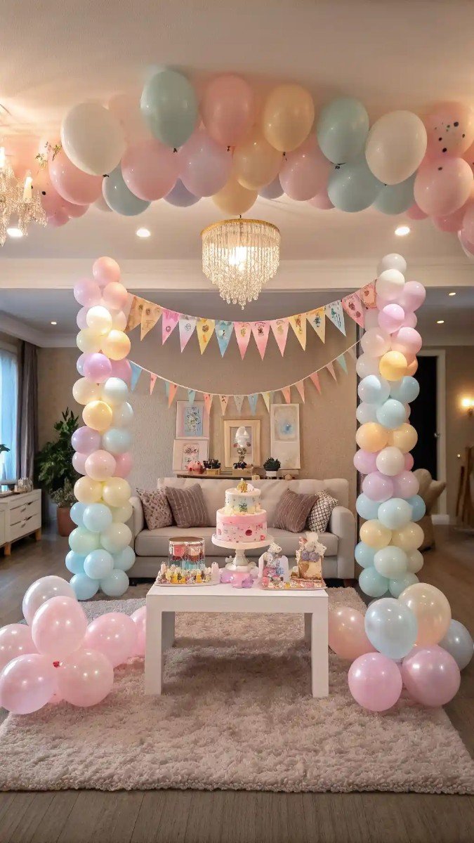 living room birthday decorations kids 6