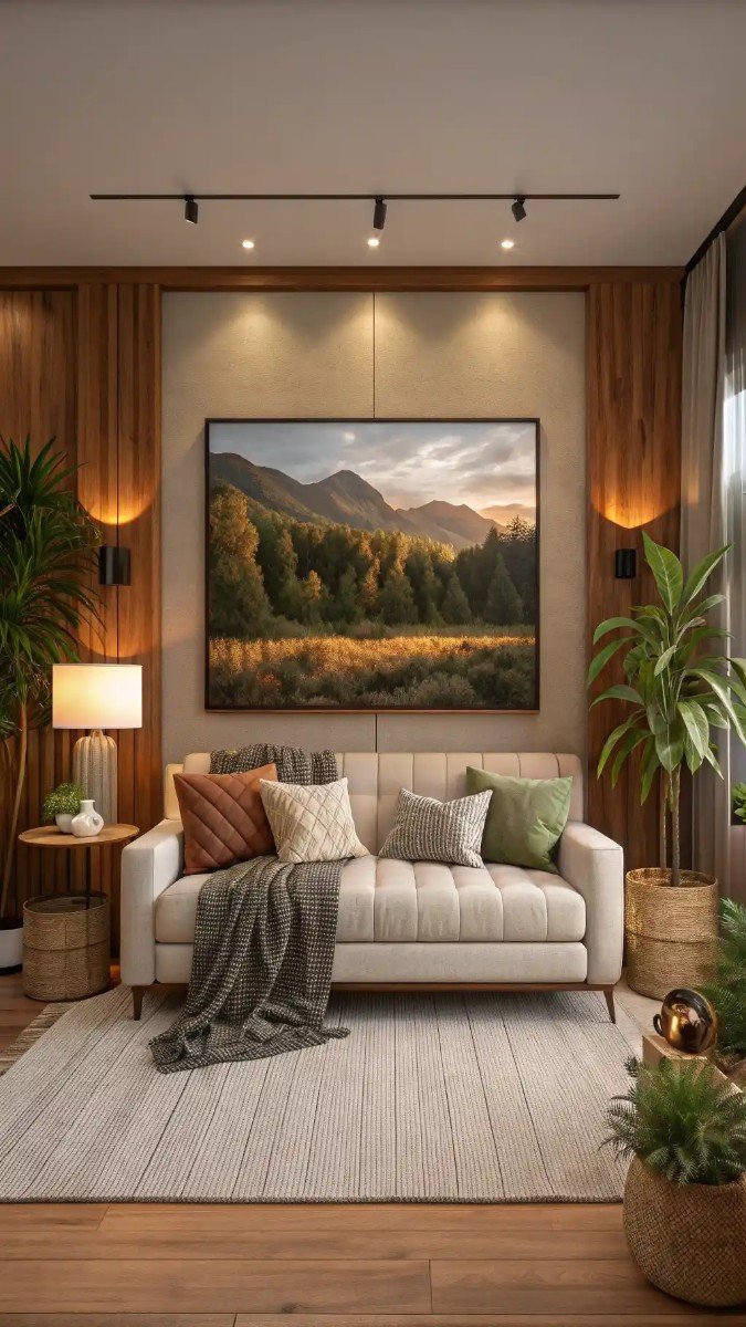living room wall decor ideas large picture 2