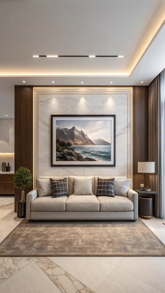 living room wall decor ideas large picture 3