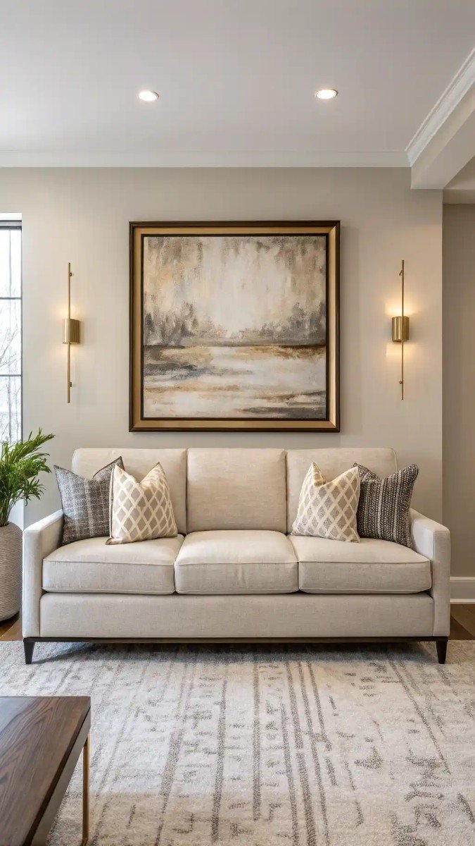 living room wall decor ideas large picture 4