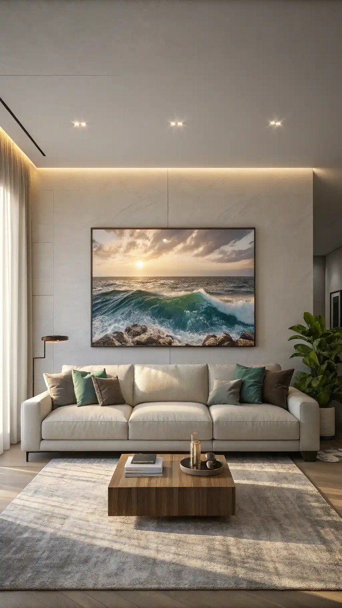 living room wall decor ideas large picture 6