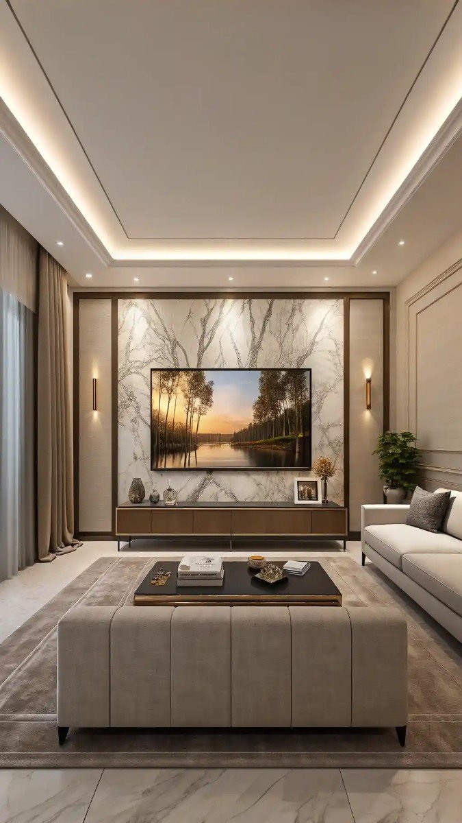 living room wall decor ideas large picture 9