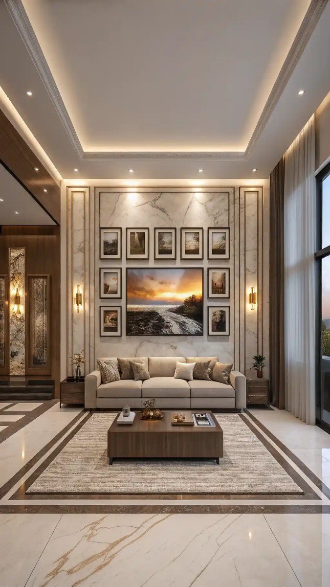 living room wall decor ideas large picture 18