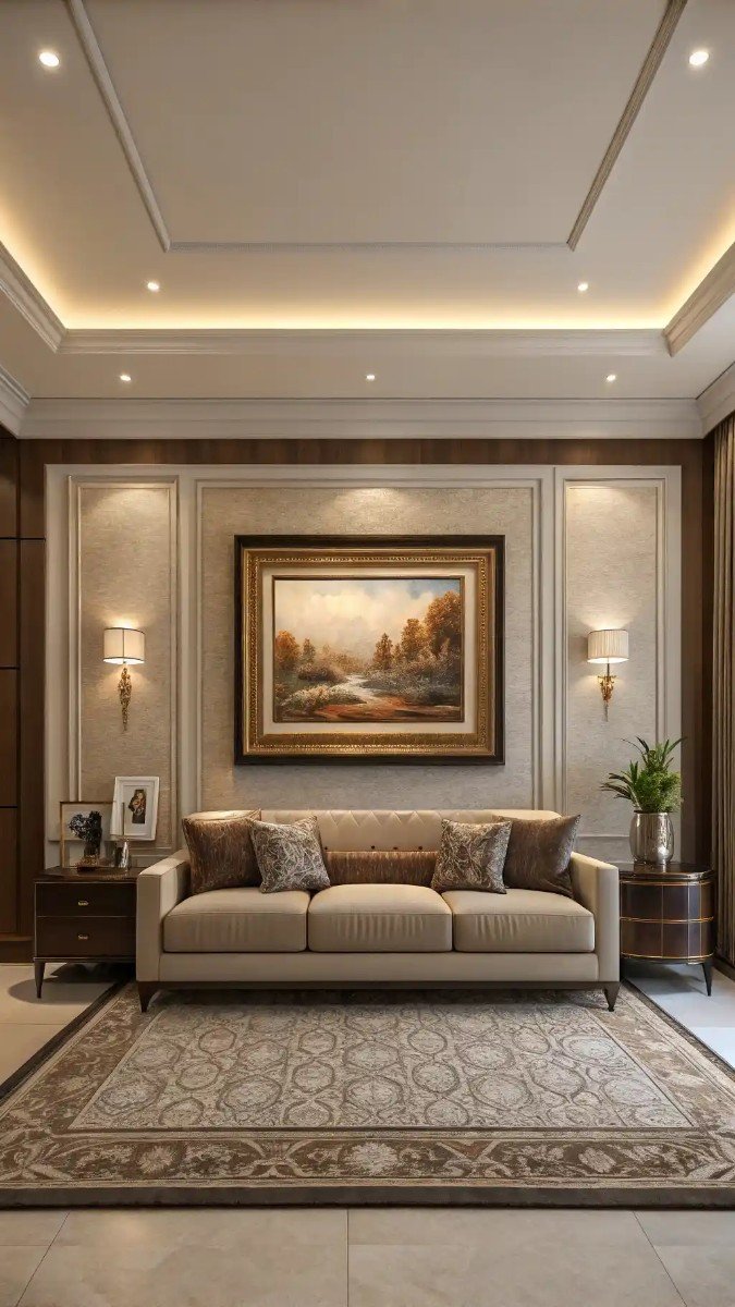 living room wall decor ideas large picture 19