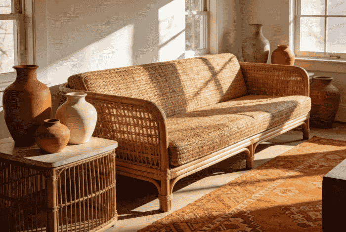 Boho Living Room with White Tiles: A Stylish Guide