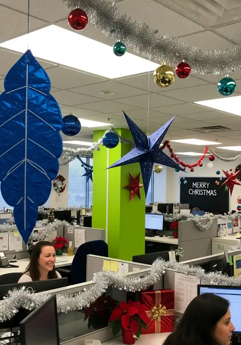 christmas decor ideas office