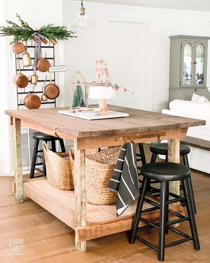 Christmas Kitchen Decor Island