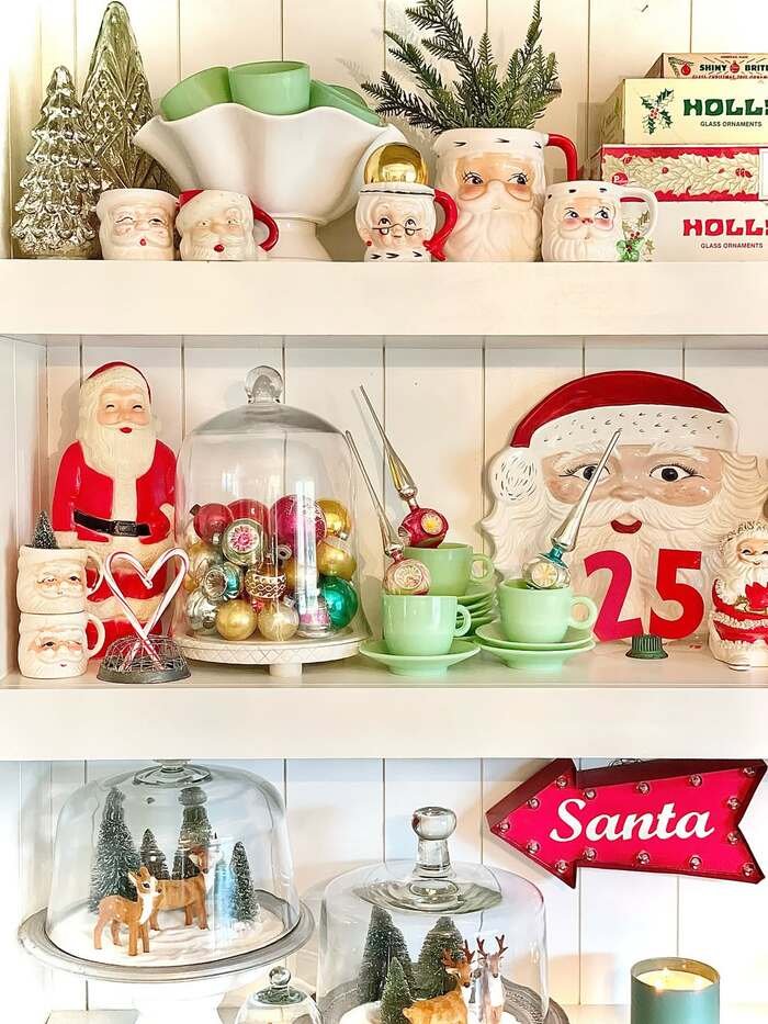 christmas shelf decor