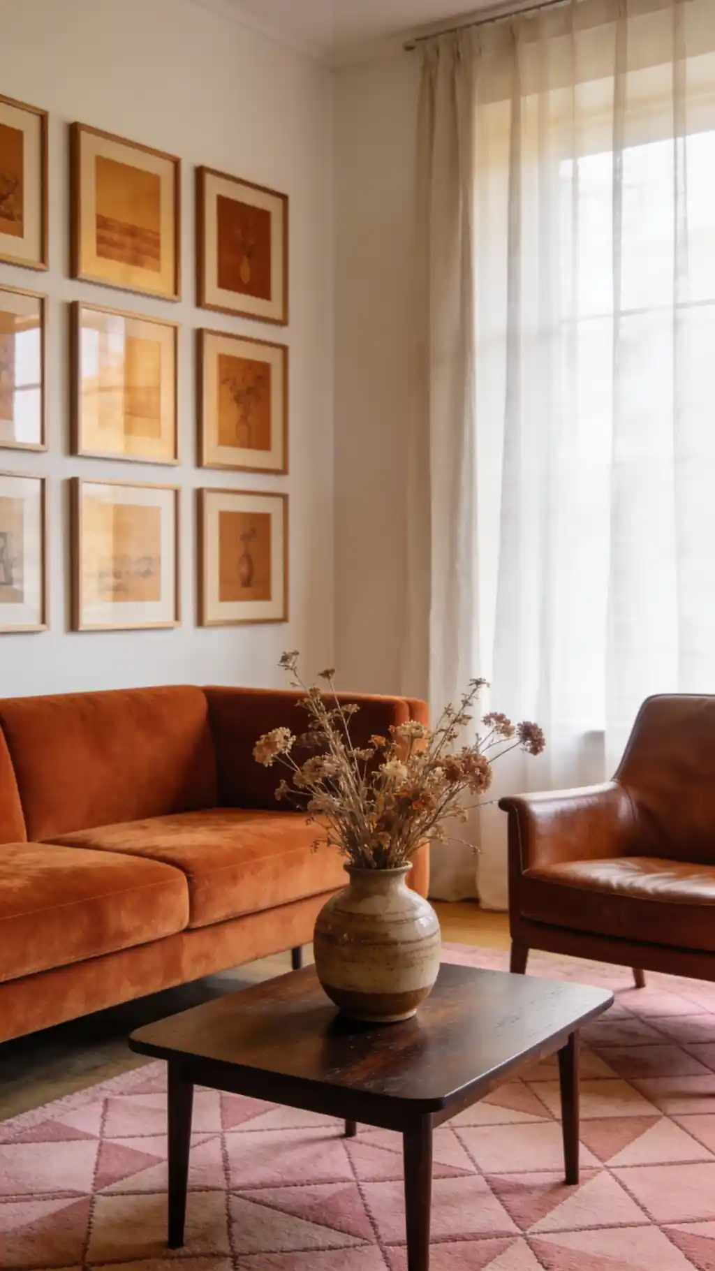 Warm Sunset Room Styling